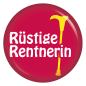 Preview: Ansteckbutton Rüstige Rentnerin